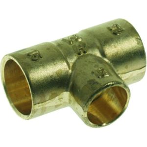 VSH soldeer messing - T-stuk - 15 x 12 x 15 mm