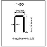 Dutack Niet serie 1400 Cnk 10mm doos 10 duizend - 5042009