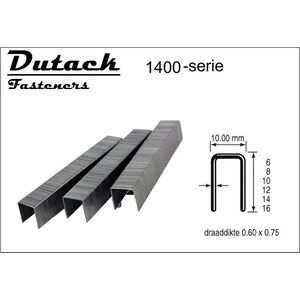 Dutack Niet serie 1400 Cnk 10mm doos 10 duizend - 5042009