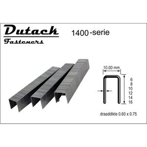 Dutack Niet serie 1400 Cnk 14mm doos 10 duizend - 5042011