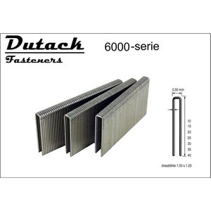 Dutack 5.5mm nieten | 25mm | 5000 stuks - 5028031