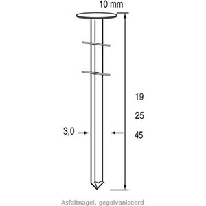 Dutack - Coilnagel RNCW30 F-Nk Ring - Asfalt - 7200 Stuks