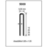 Dutack Niet serie 5000 Cnk hars 25 mm ds 5 duizend - 5026025