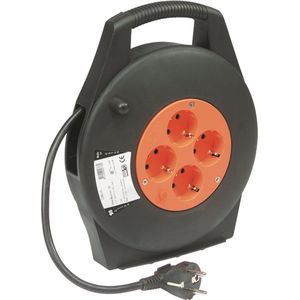 Homemaster - Verlengkabel - Zwart - Vinyl - 10 m