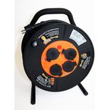 QwattPro - Kabelhaspel EZ Winder RA - 25m - Zwart - H07RN-F