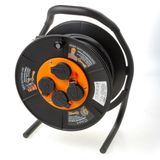 QwattPro - Kabelhaspel EZ Winder RA - 25m - Zwart - H07RN-F