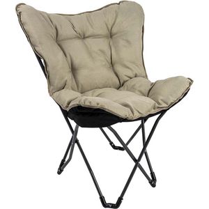 Bo-Camp - Urban Outdoor - Vlinderstoel - Beige - Oxford Polyester