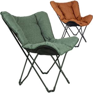 Bo-Camp - Himrod - Campingstoel - Groen - Inklapbaar - Staal