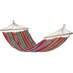 Bo-Camp - Hangmat - Samba - Met spreidstok - Rainbow