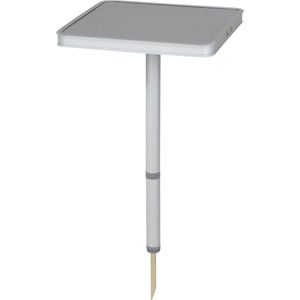BO-CAMP Mini Campingtisch Alu - Beistelltisch Angel Tisch bivvy Hocker - 3 Höhen