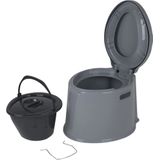 Bo-Camp Draagbaar Camping Toilet - 7 Liter - Grijs