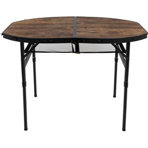 Bo-Camp - Industrial - Tafel - Woodbine - Ovaal - Koffermodel - 100x70 cm