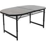 Bo-Camp Northgate campingtafel ovaal koffermodel (150x80 cm)