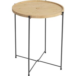 BO-CAMP Campingtisch Beistelltisch Carnaby L Tablett BBQ Klapptisch Bambus Holz