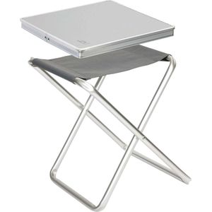 Bo-Camp - Krukje - Inklapbaar - Grijs - Aluminium - 600D Nylon