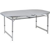 Bo-Camp Premium campingtafel ovaal met afneembare poten (150x80 cm)