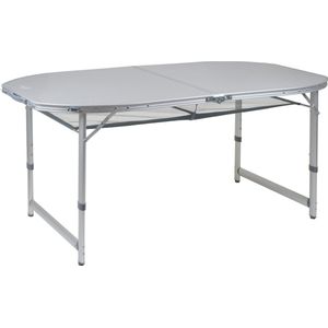 Bo-Camp Campingtafel - Premium - Ovaal - Koffermodel - 150x80x70