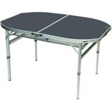 Bo-Camp Ovaal Koffermodel 120x80cm Tafel