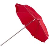 Bo-Camp Parasol 165 cm Rood - Beschermende en stijlvolle zonnescherm