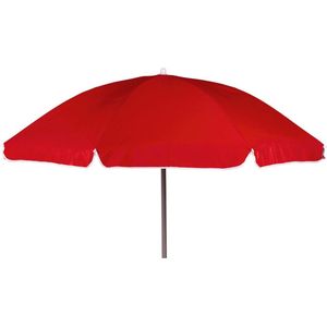 <p>Deze elegante parasol van Bo-Camp is de perfecte keuze om wat schaduw te creëren en jezelf te beschermen tegen de schadelijke uv-stralen van de zon.</p>
<p>De parasol is gemaakt van stevig polyester om bescherming te bieden tegen zonnestraling.</p>
<p>Dankzij de stevig stalen paal staat de parasol stabiel in zand, in een parasolvoet of in een tafelopening.</p>
<p>De parasol is in hoogte verstelbaar dankzij de flexibele arm waardoor je hem richting de zon kunt wijzen.</p>
<p>Met de Bo-Camp parasol kan je van zonnige dagen genieten zonder te verbranden.</p>
<ul>
  <li>Kleur: rood</li>
  <li>Materiaal: polyester (160 g/m²) en staal</li>
  <li>Afmetingen: 165 x 200 cm (D x H) met Ø 22 mm paal</li>
  <li>Gewicht: 1,45 kg</li>
  <li>Inklapbare arm en stalen paal</li>
  <li>In hoogte verstelbaar</li>
  <li>Deelbare stalen paal</li>
</ul>