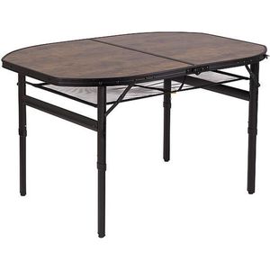 Bo-Camp - Industrial - Tafel - Melrose - Ovaal - Koffermodel - 120x80 cm