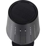 Bo-Camp LED-Solar-Tischleuchte Harter Schwarz