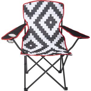 Bo-Camp Urban Outdoor Campingstoel - Vouwstoel - Madison - Zwart/wit
