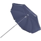 Bo-Camp Parasol 200 cm Blauw - Beschermende en stijlvolle zonnescherm