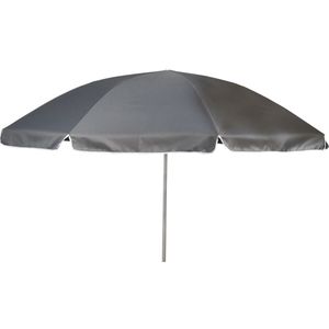 <p>Deze elegante parasol van Bo-Camp is de perfecte keuze om wat schaduw te creëren en jezelf te beschermen tegen de schadelijke uv-stralen van de zon.</p>
<p>De parasol is gemaakt van stevig polyester om bescherming te bieden tegen zonnestraling.</p>
<p>Dankzij de stevig stalen paal staat de parasol stabiel in zand, in een parasolvoet of in een tafelopening.</p>
<p>De parasol is in hoogte verstelbaar dankzij de flexibele arm waardoor je hem richting de zon kunt wijzen.</p>
<p>Met de Bo-Camp parasol kan je van zonnige dagen genieten zonder te verbranden.</p>
<ul>
  <li>Kleur: grijs</li>
  <li>Materiaal: polyester (160 g/m²) en staal</li>
  <li>Afmetingen: 165 x 200 cm (D x H) met Ø 22 mm paal</li>
  <li>Gewicht: 1,45 kg</li>
  <li>Inklapbare arm en stalen paal</li>
  <li>In hoogte verstelbaar</li>
  <li>Deelbare stalen paal</li>
</ul>