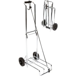 Bo-Camp Bagagetrolley Staal