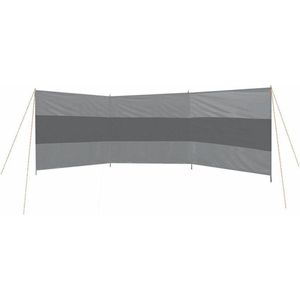 Bo-Camp - Windscherm (tent) - Caira - 3-Vaks - 5x1.4m - Grijs