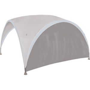 <p>Deze zijwand van Bo-Camp is een handige toevoeging voor je medium partytent van Bo-Camp. Met een afmeting van 370 x 239 cm biedt de zijwand extra bescherming tegen wind en regen. Gemaakt van polyester met een PVC-coating, is de zijwand waterdicht en brandvertragend.</p>
<p>Naast het bieden van bescherming, zorgt de zijwand ook voor wat extra privacy in de partytent. Je kunt de zijwand eenvoudig bevestigen met de meegeleverde klittenbandsluiting. Let op: het paviljoen zelf of een frame is niet inbegrepen.</p>
<ul>
  <li>Kleur: beige</li>
  <li>Materiaal: stof</li>
  <li>Stofgewicht: 140 gr/m²</li>
  <li>Afmetingen: 370 x 239 cm (L x B)</li>
  <li>Waterbestendig en brandvertragend</li>
  <li>Zorgt voor extra privacy</li>
  <li>Inclusief klittenbandbevestigingen</li>
  <li>Geschikt voor de Bo-Camp partytent medium (niet inbegrepen)</li>
  <li>Materiaal: Polyester: 100%</li>
</ul>