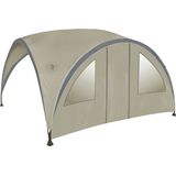 Bo-Camp Zijwand met Deur voor Partytent Groot Beige