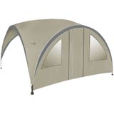 Bo-Camp Zijwand met Deur voor Partytent Medium Beige