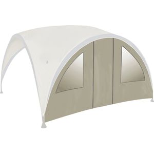 Bo-Camp Zijwand met Deur voor Partytent Medium Beige