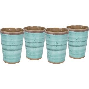 Bo-Camp 4-delige Halo Bekerset van melamine, vaatwasserbestendig