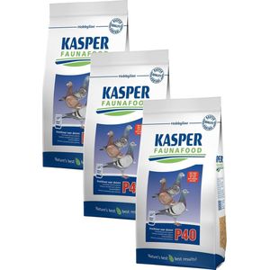3x Kasper Faunafood P40 Duivenkorrel 4 kg