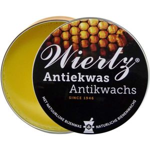 Wiertz Antiekwas Naturel/geel 250 gr - boenwas van zuivere bijenwas, meubelonderhoudsmiddel