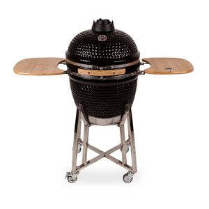 Patton Kamado Grill Houtskoolbarbecue - 21"" - Grilloppervlak Ø 47 cm - Met Smart Thermometer - Zwart