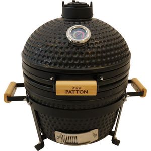 Patton Kamado Grill 16"" - Table chef - Tafel model - Classic Black/Mat