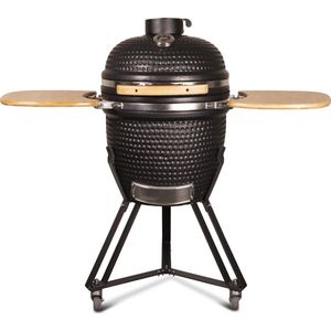 Patton Kamado Grill - Kamado 20"" - Keramische barbecue -  Classic Black - Large - Compleet - Mat zwart