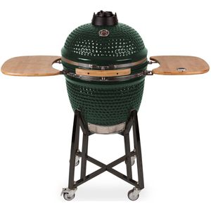 Patton Kamado Grill Houtskoolbarbecue - 21"" - Grilloppervlak Ø 47 cm - Met Smart Thermometer - Groen