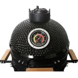 Patton Kamado 15"" - keramisch - Tafel model - Premium Black - Medium - Zwart