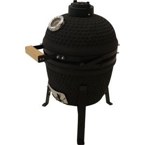 Patton Kamado Grill 13"" - Keramisch - Kookoppervlak Ø 28 - Mat zwart