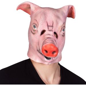 Boland Varken dieren verkleedmasker - latex - volwassenen - Horror/halloween - carnaval