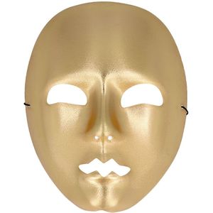 Verkleedmasker - Goud - Kunststof - Geschikt voor Dames en Heren