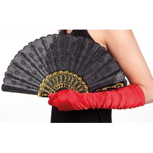 Goldverzierter Fächer schwarz schwarz-gold | Karneval & Fasching | Kostüme.com