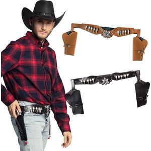 Boland - Holsters cowboy Sheriff assorti - Pistool / revolver - Cowboy - Indiaan - Carnaval - Themafeest