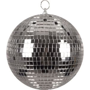 Boland - Discobal zilver (20 cm) Zilver - Glitter & Glamour - Glamour - 80's - NYE - Oudjaarsavond