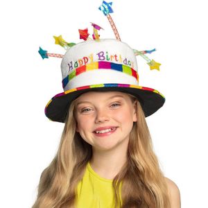 Happy Birthday Hoed Taart Kind